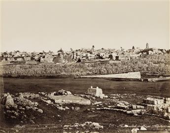 FELIX BONFILS (1831-1885) Thick album entitled Photographs: Southern Syria.
